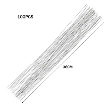 Floral Wire 26 Gauge - 100 Pcs for Crafting & Arranging