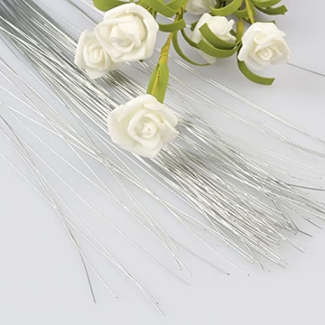 Floral Wire 26 Gauge - 100 Pcs for Crafting & Arranging