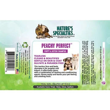 Nature's Specialties Peachy Perfect Dog Shampoo for Sensitive Pets