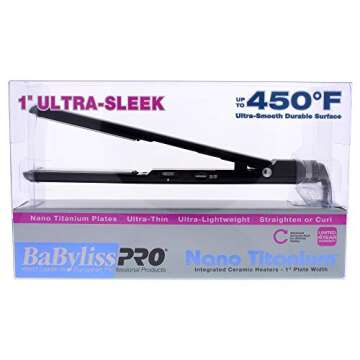 BaBylissPRO Nano Titanium Ultra-Sleek Straightener