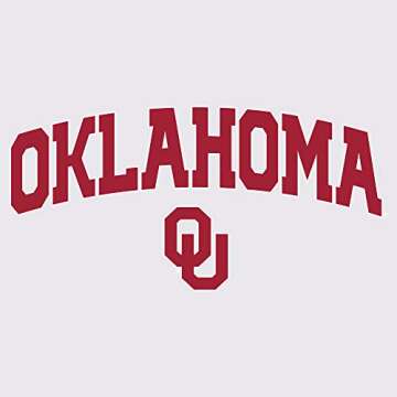 UGP Campus Apparel AL03 - Oklahoma Sooners Arch Logo Long Sleeve - 2X-Large - White