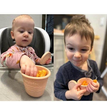 PandaEar Silicone Baby Food Storage Containers - 12 Pack