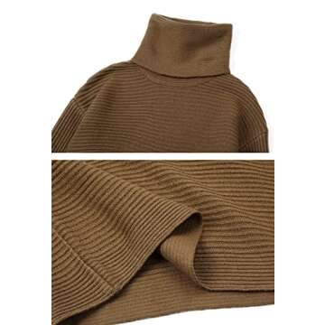 Chouyatou Women's Turtleneck 2 Piece Outfit Set