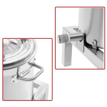 Fetcoi Fruit Press Cider Press 2.6 Gal Heavy Duty Stainless Steel