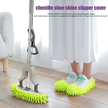 Mop Socks Microfiber Slipper Covers for Easy Cleaning