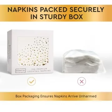 Stylish Gold Cocktail Napkins for Any Occasion
