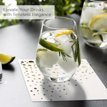 Stylish Gold Cocktail Napkins for Any Occasion