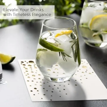 Stylish Gold Cocktail Napkins for Any Occasion