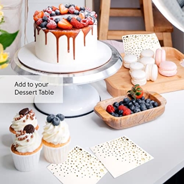 Stylish Gold Cocktail Napkins for Any Occasion