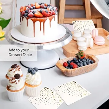 Stylish Gold Cocktail Napkins for Any Occasion