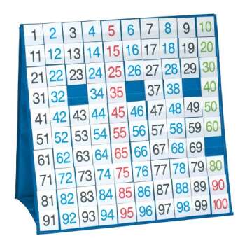 Lauri Tabletop Pocket Charts - 100 Board for Fun Math Learning