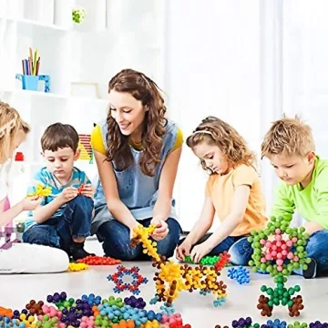 KASHIAOTE 250-Piece Colorful Building Blocks for Kids