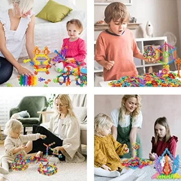 KASHIAOTE 250-Piece Colorful Building Blocks for Kids