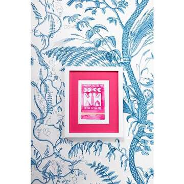 FURBISH Travel Wall Art Print - Tulum Matchbook - Aesthetic Wall Decor, Modern Wall Art, Preppy Room...