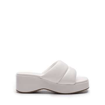 DREAM PAIRS Womens Slip on Slides Wedges Platform Cute Walking Comfort Sandals