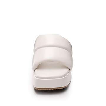 DREAM PAIRS Womens Slip on Slides Wedges Platform Cute Walking Comfort Sandals