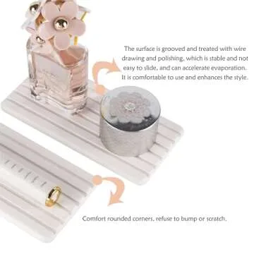 NiuYichee Diatomite Coasters for Kitchen & Bathroom