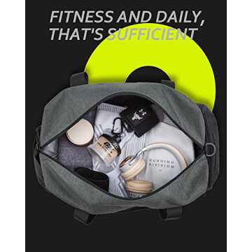 BAGSMART Foldable Travel Duffle Bag - Gym & Travel Gear