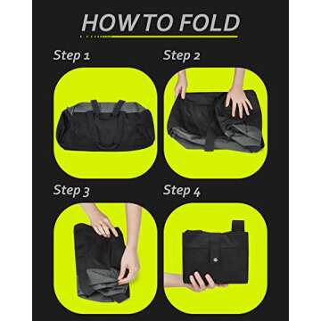 BAGSMART Foldable Travel Duffle Bag - Gym & Travel Gear