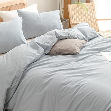 BESTOUCH Duvet Cover Set Soft Cotton Lightweight Chic Design