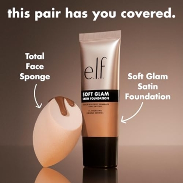e.l.f. Soft Glam Foundation - Medium Coverage, Long-Lasting