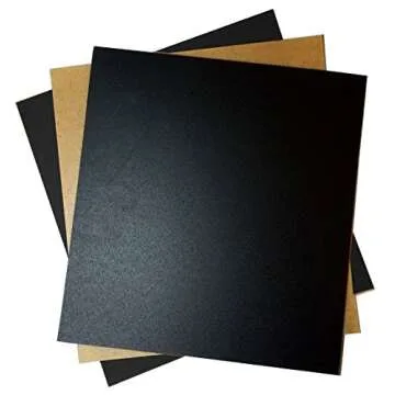 WORBLA 3 Pack Combo - 8x8 Inch Black & Classic sheets