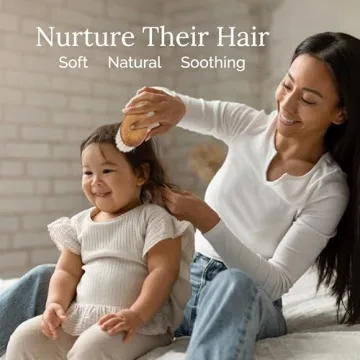 Natemia Baby Hair Brush Set for Gentle Grooming