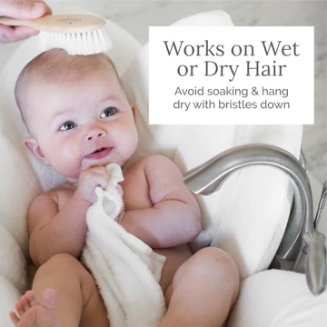 Natemia Baby Hair Brush Set for Gentle Grooming