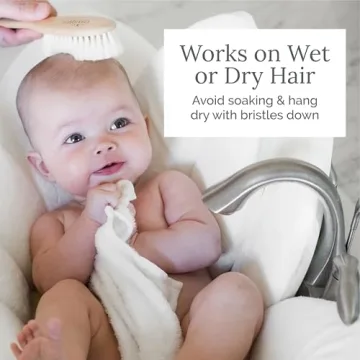 Natemia Baby Hair Brush Set for Gentle Grooming