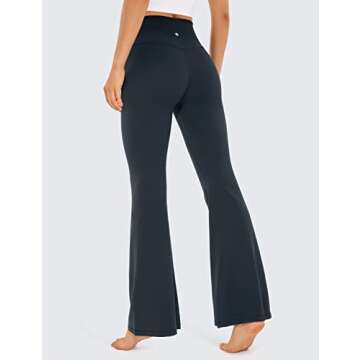 CRZ YOGA Women Flare Leggings - Comfortable & Stylish Yoga Pants
