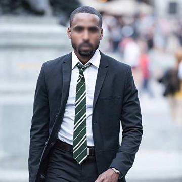 Funnlot Green Necktie for Halloween and Cosplay Costumes