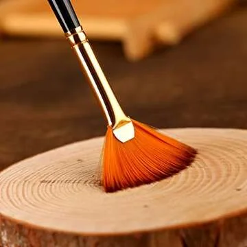 Artify Paint Brush Set - 12 Pcs with Travel Case & Extras