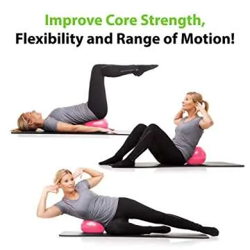 URBNFit Mini Exercise Ball for Yoga and Fitness - 9 Inch