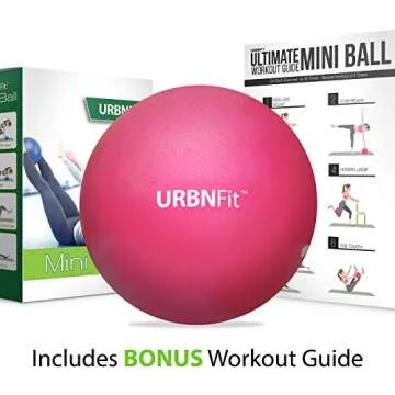 URBNFit Mini Exercise Ball for Yoga and Fitness - 9 Inch