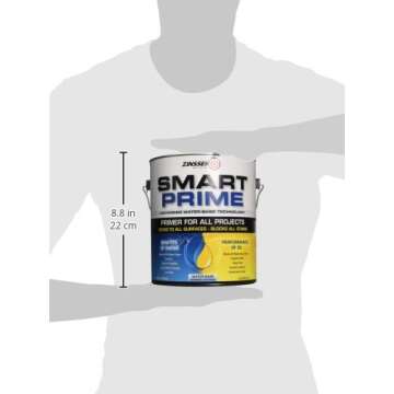 Rust-Oleum Smart Prime Primer, 1-Gallon, White - Versatile Solution