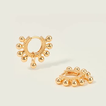 Stylish MEVECCO Gold Dainty Huggie Hoop Earrings for Women