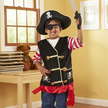 Melissa & Doug Pirate Role Play Set for Toddlers