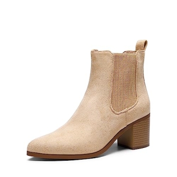 DREAM PAIRS Retro Chelsea Ankle Boots - Stylish Comfort for Every Occasion