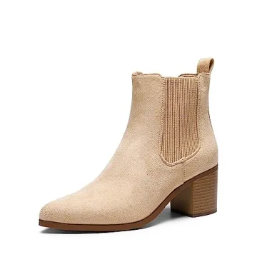 DREAM PAIRS Retro Chelsea Ankle Boots - Stylish Comfort for Every Occasion