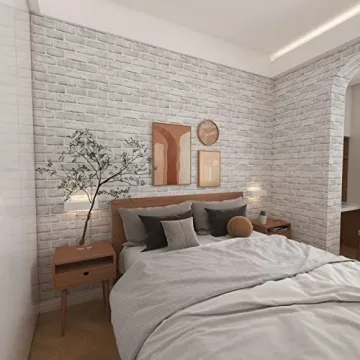 Cohoo Home Peel Stick Brick Wallpaper 3D Effect