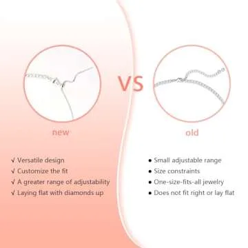 Timeless Luxval Tennis Necklace for Women - Elevate Your Style