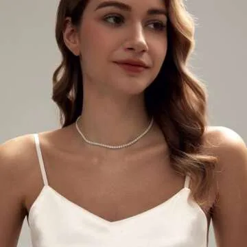 Timeless Luxval Tennis Necklace for Women - Elevate Your Style