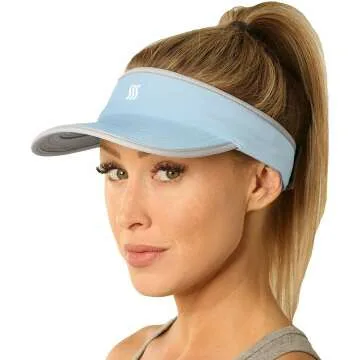 SAAKA Women’s Adjustable Sport Visor for Active Lifestyle