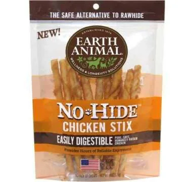 Earth Animal NoHide Chicken Stix 10 Pack (3 oz)