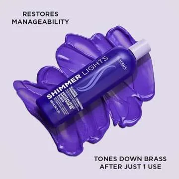 Clairol Professional Shimmer Lights Conditioner for Brass-Free Hair