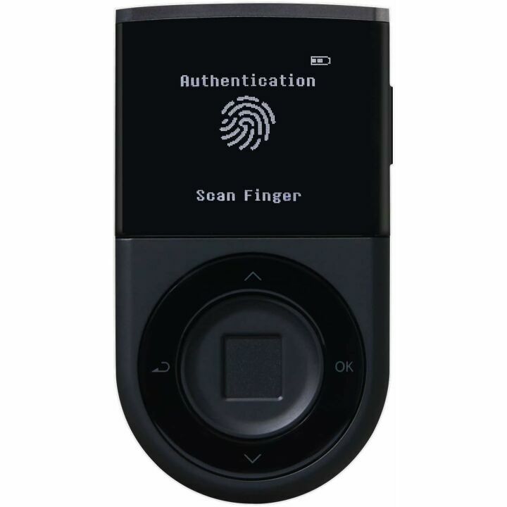 D'CENT Biometric Crypto Wallet with Fingerprint Access