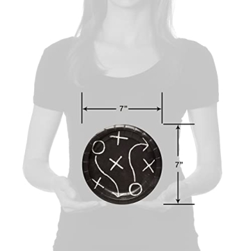 Football Party Dessert Plates 36-Count Game Day Essentials