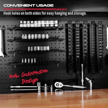 Heavy Duty Socket Organizer Set with Labels