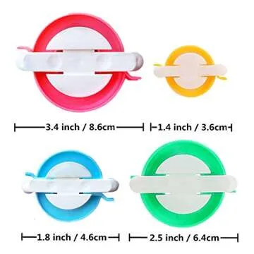 Pompom Maker, 4 Sizes Pom pom Makers for Fluff Ball Weaver Needle Craft DIY Wool Knitting Craft Tool Set Decoration +1PS Scissors (5)
