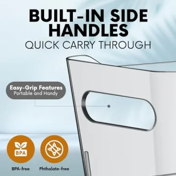 Clear Plastic Storage Bins for Home Organization & More